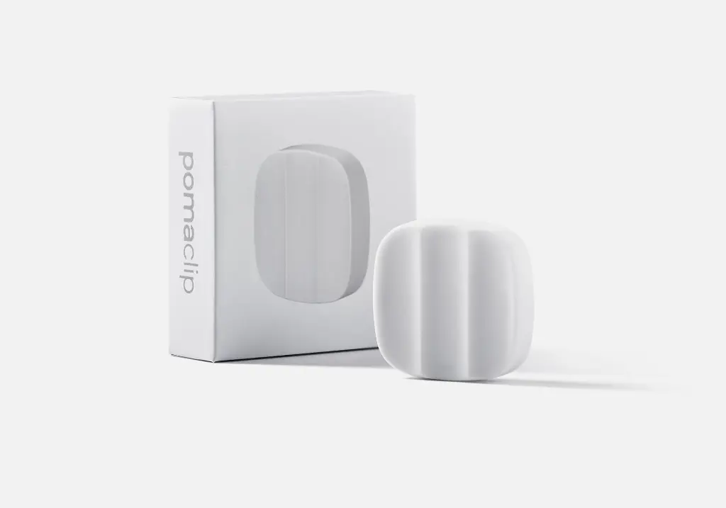 Pomadent_Wall Clip_White_Standard packshot_F.webp