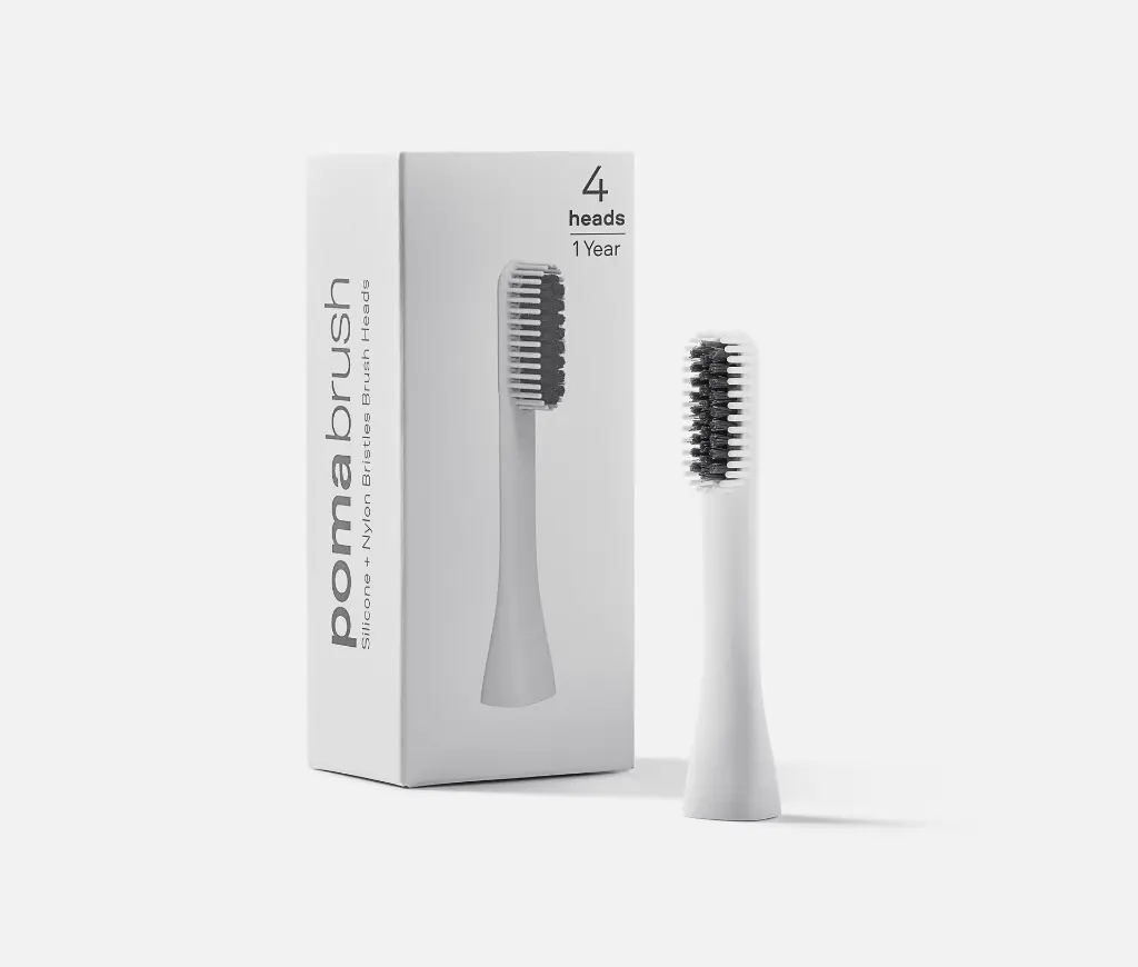 Pomadent_Pomabrush_Bits_White_4 pack_Nylon_Standard packshot_F.webp